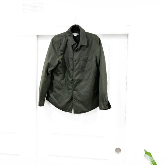 Outerknown Small Forest Green Evolution Econyl Shacket for Men - Picture 9 of 9